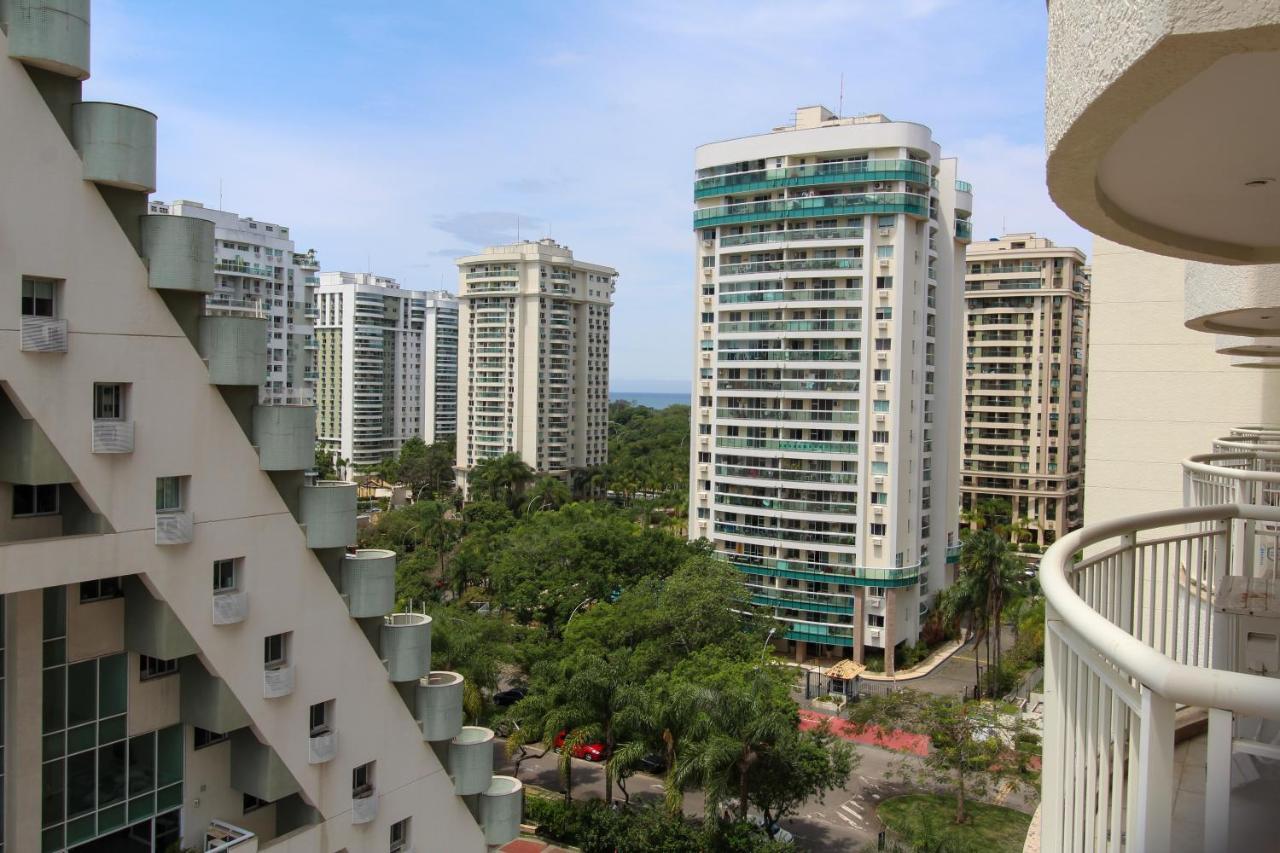Barra Da Tijuca - 9 - Flat Premium Com Cozinha, Fogao Cooktop, Geladeira Grande, Smart Tv Grande, Lindo E Muitissimo Confortavel, Balsa Para A Praia Gratis E Estacionamento Gratuito Rio de Janeiro Luaran gambar