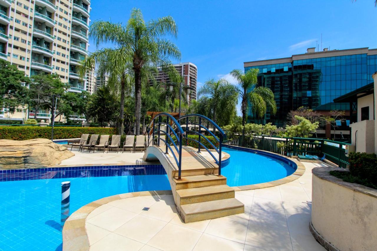 Barra Da Tijuca - 9 - Flat Premium Com Cozinha, Fogao Cooktop, Geladeira Grande, Smart Tv Grande, Lindo E Muitissimo Confortavel, Balsa Para A Praia Gratis E Estacionamento Gratuito Rio de Janeiro Luaran gambar